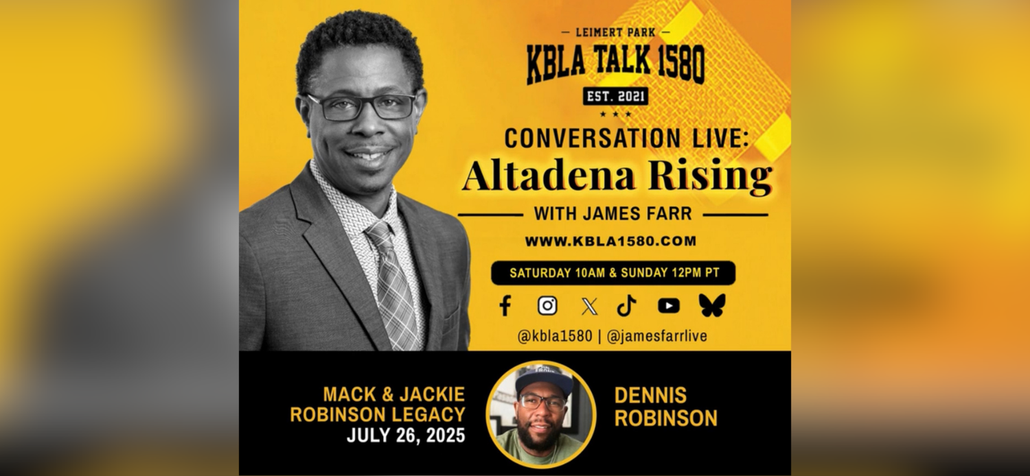 Conversations Live: Altadena Rising Conversations - Robinson Legacy