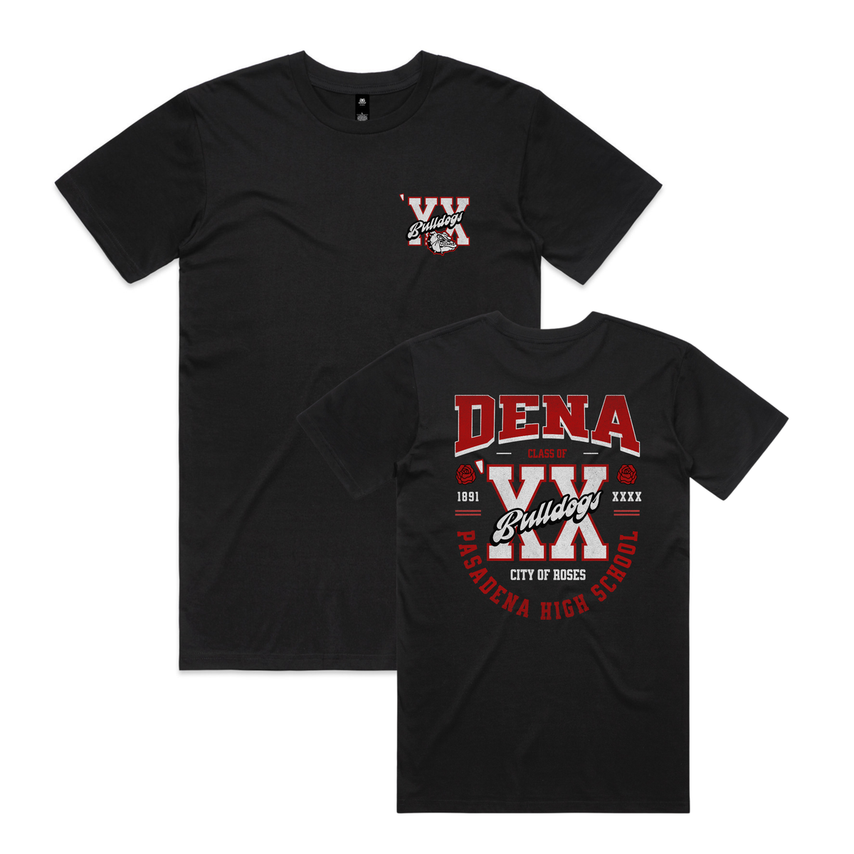 Customized Bulldogs T-shirt // Black