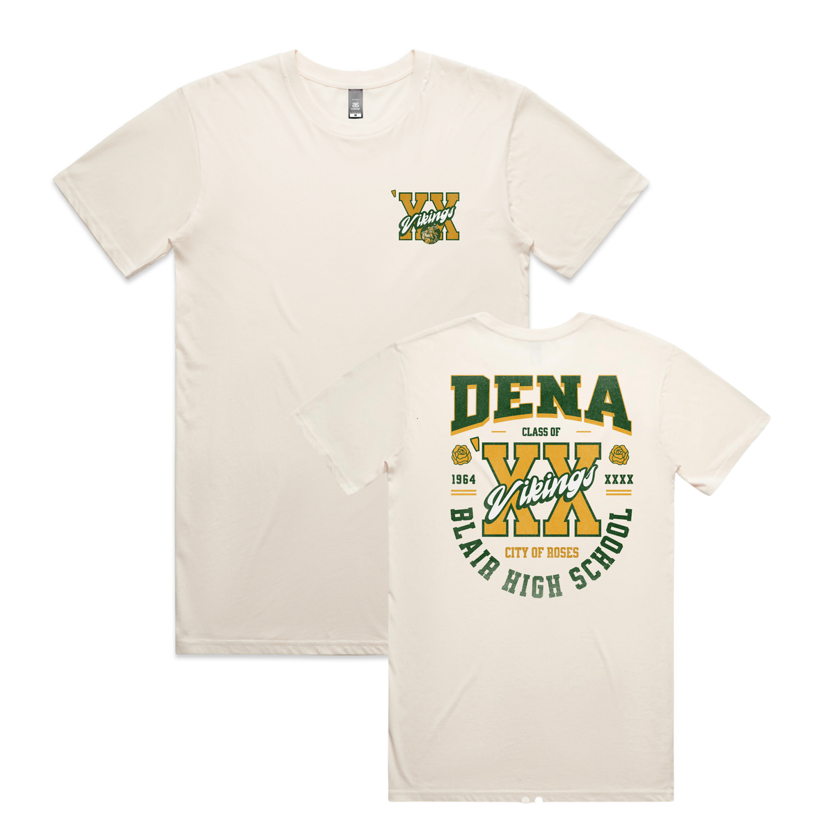Customized Viking T-shirt // Ecru