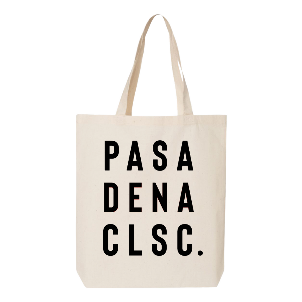 Pasadena Stacked Logo Tote