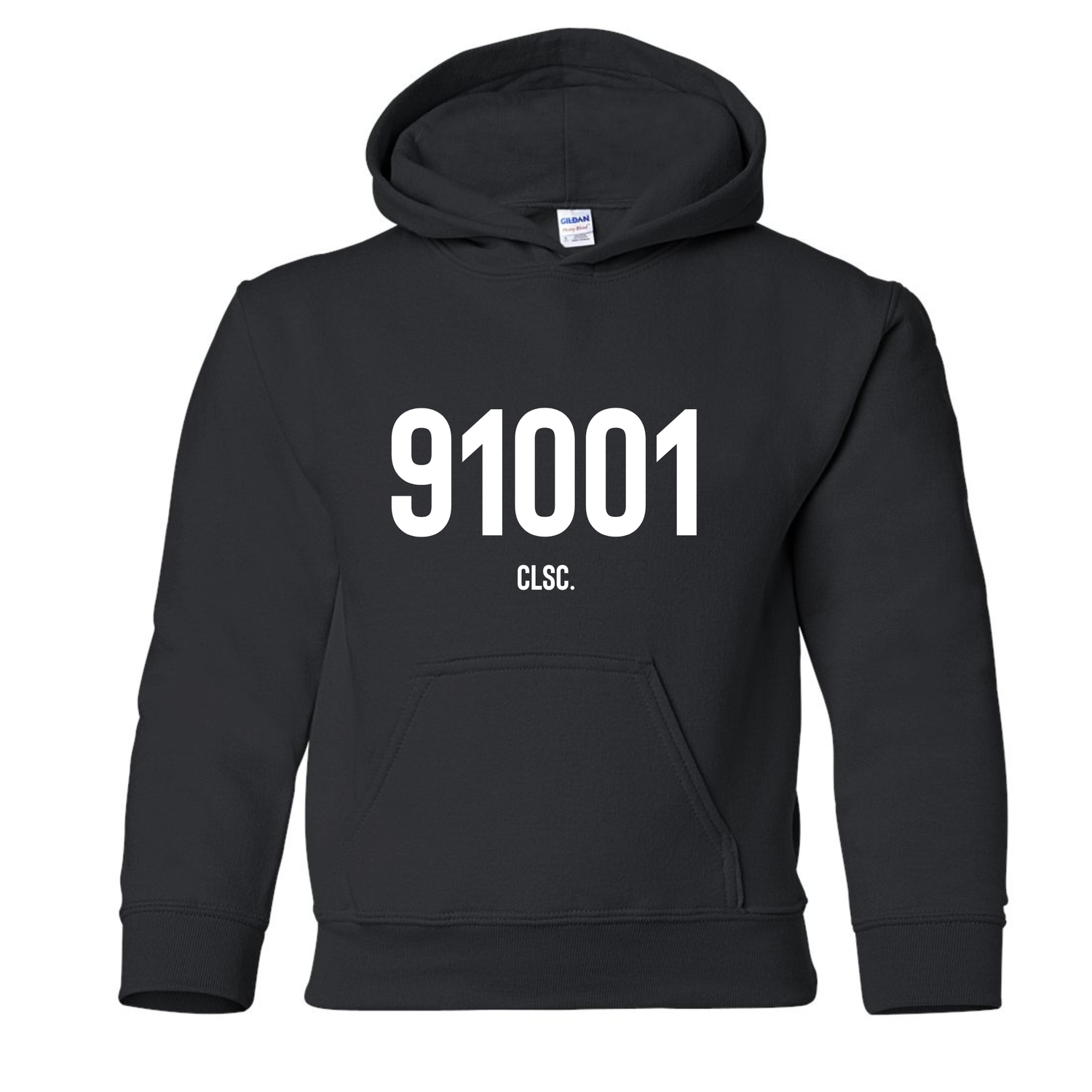 91001 Youth Hoodie // Black
