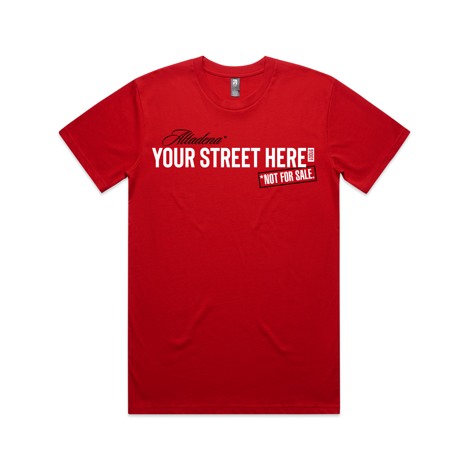 Your Altadena Street - Not for Sale // Bulldog Red & White