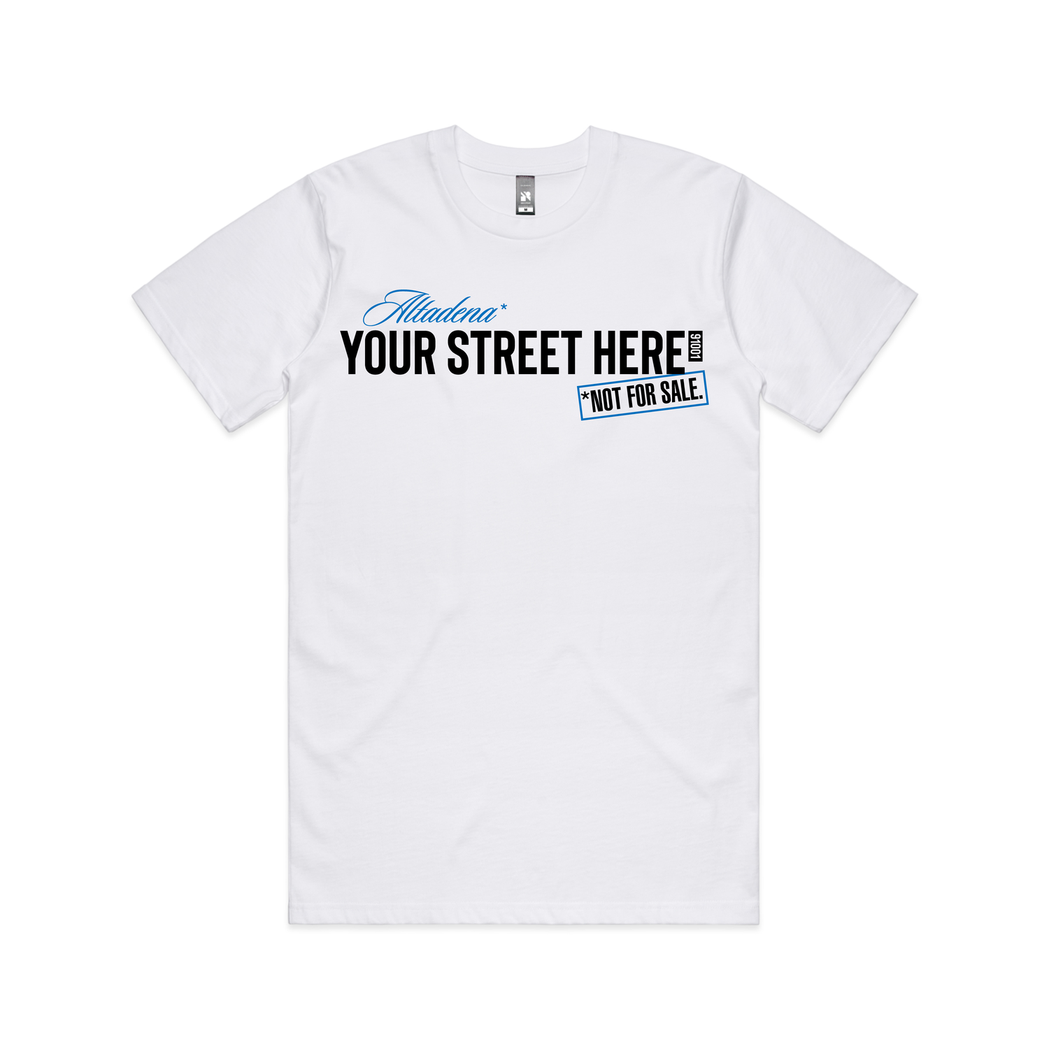 Your Altadena Street - Not for Sale  // White