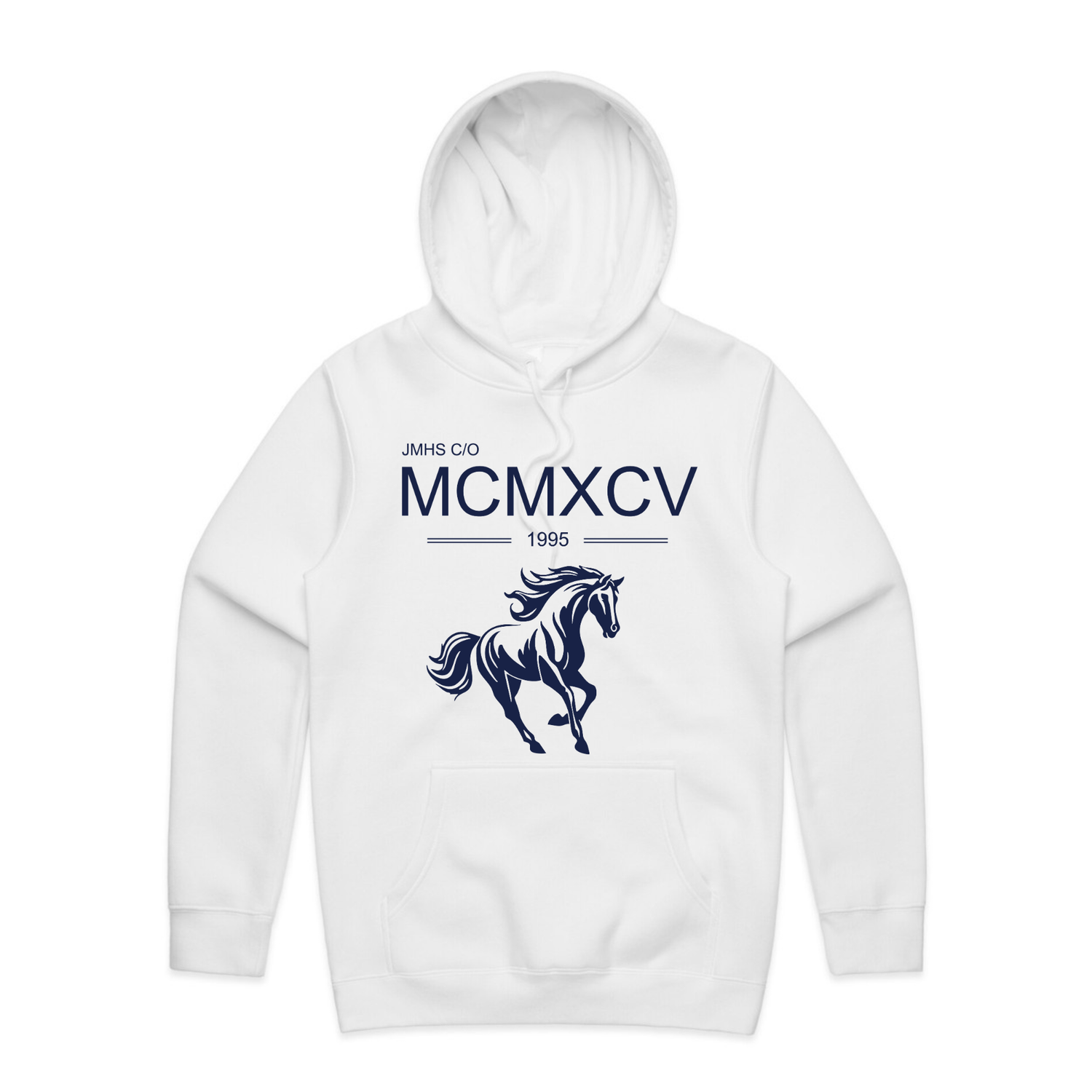 JMHS C/O 1995 // Hoodie - White
