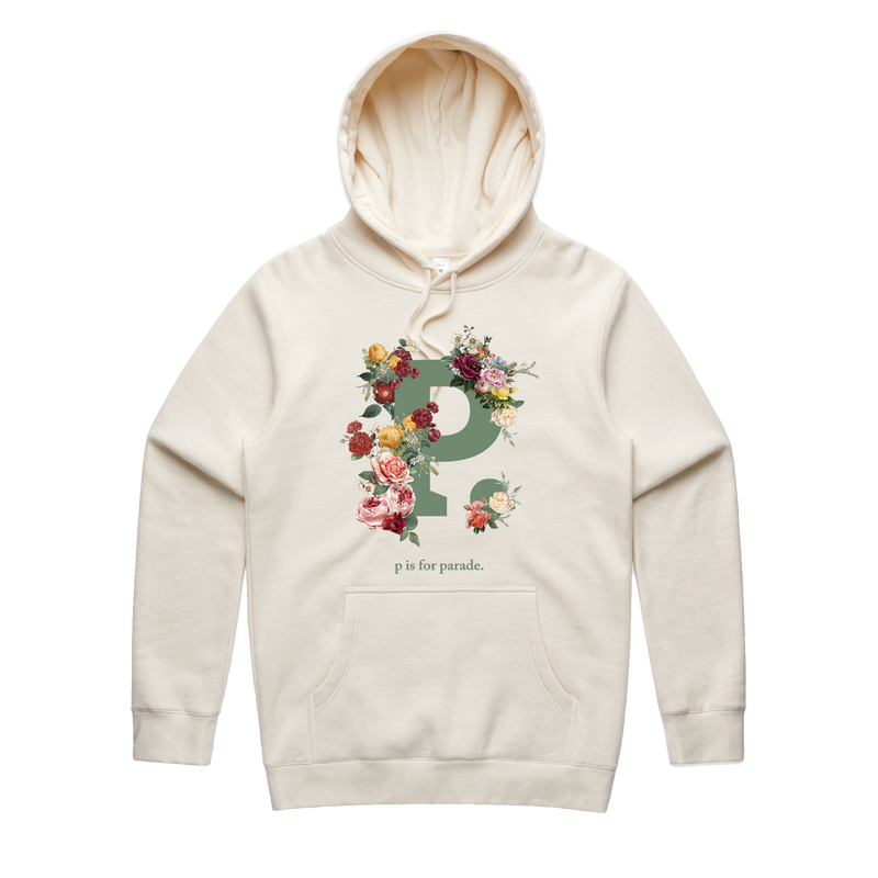 P is for Parade 2.0 // Natural Hoodie