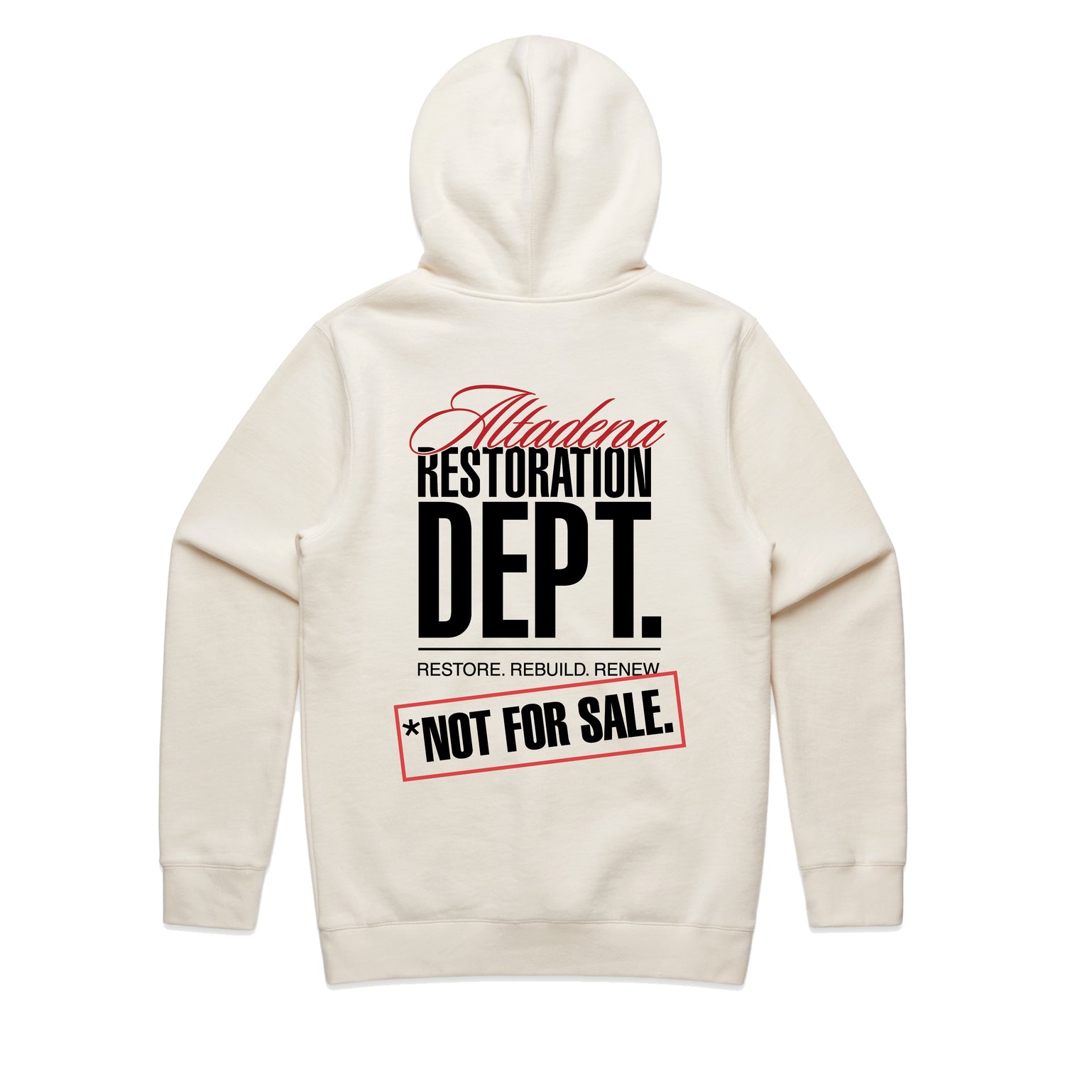 Altadena Restoration Dept. // Natural Hoodie