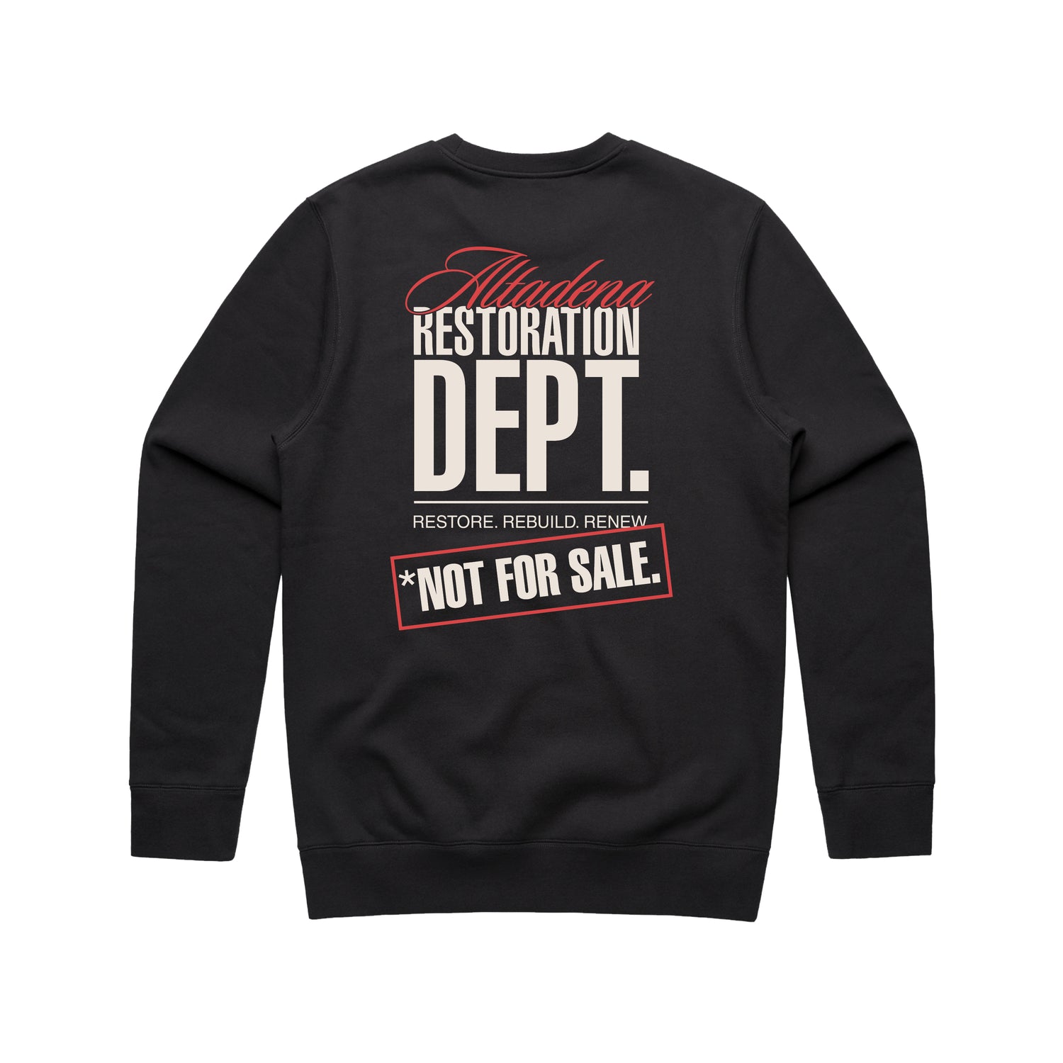 Altadena Restoration Dept. // Graphite Crew