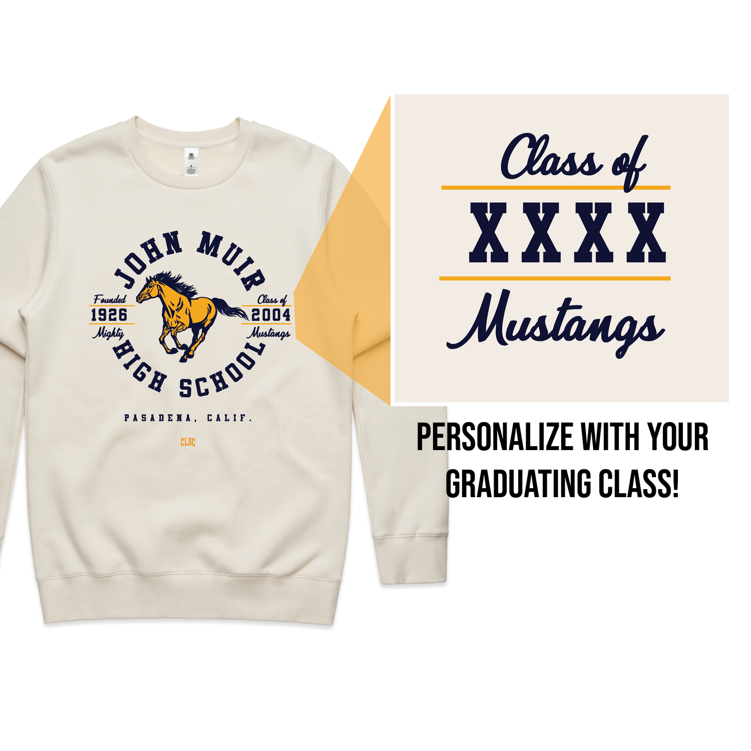 Personalize Muir Emblem Crewneck