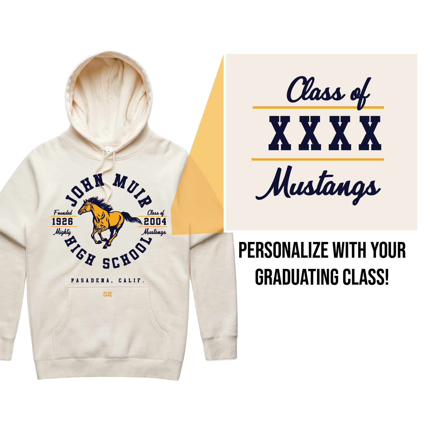 Personalize Muir Emblem Hoodie