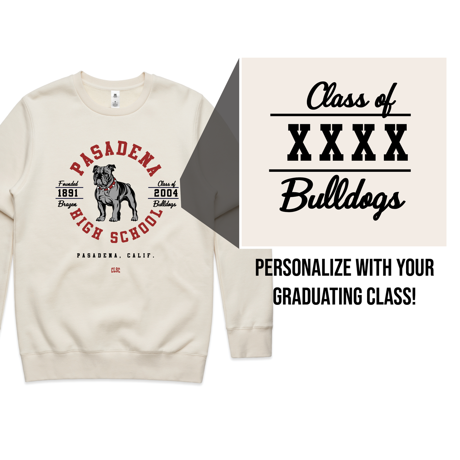 Personalize PHS Emblem Crewneck