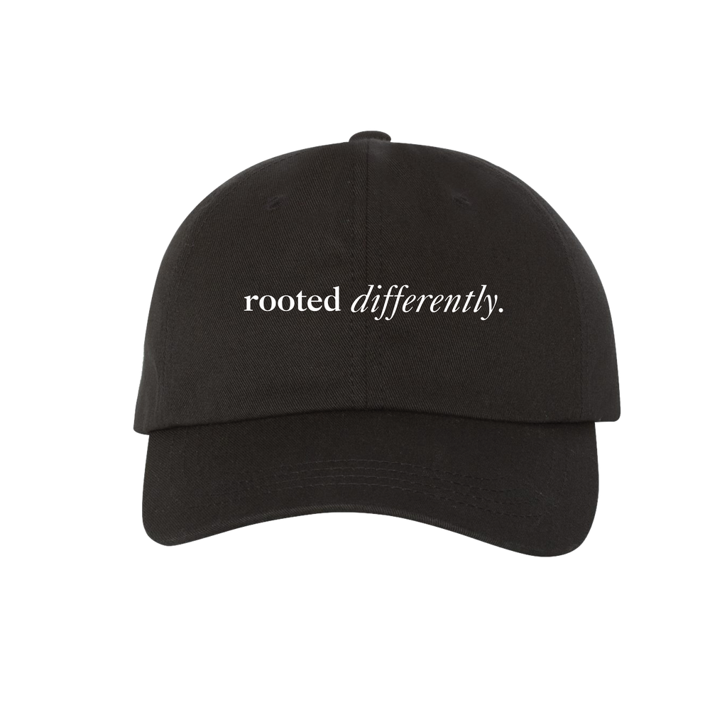 Rooted Differently // Black // Dad Hat